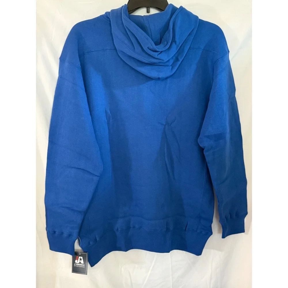 J America PWBA Hoodie Large Blue Pullover Sweatshirt NWT $65 Retail